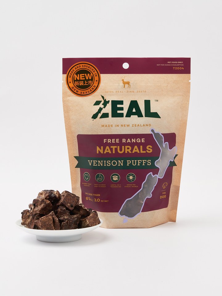 Zeal – Free Range Naturals – Venison Puffs