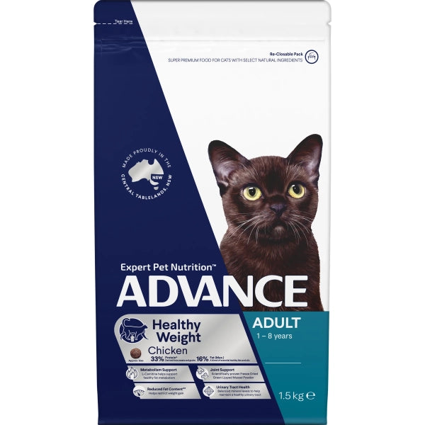 ADVANCE Adult Cat Healthy Weight Chicken 1.5kg