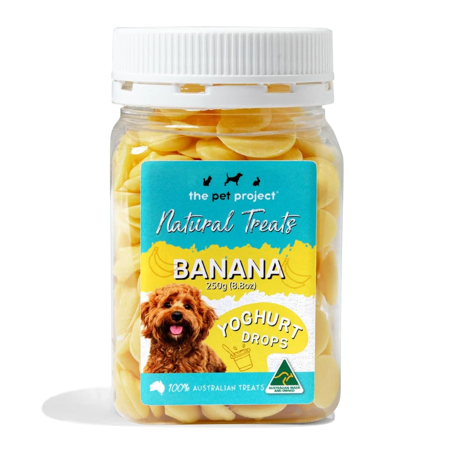 The Pet Project – Natural Treats – Banana Yoghurt Drops