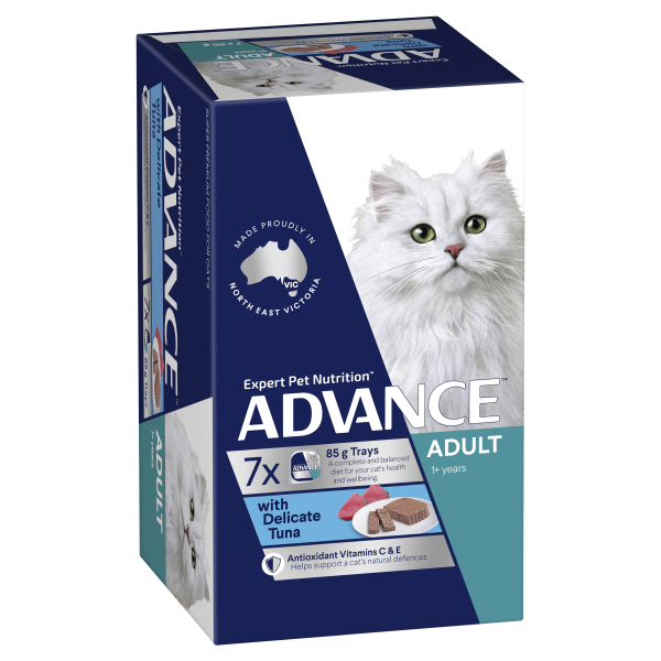 ADVANCE Adult Cat Trays – Delicate Tuna 7x85g