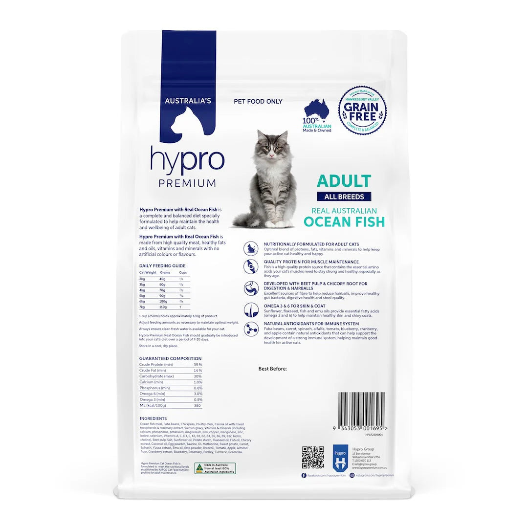 Hypro Premium – Adult Cat – GRAIN FREE – Ocean Fish