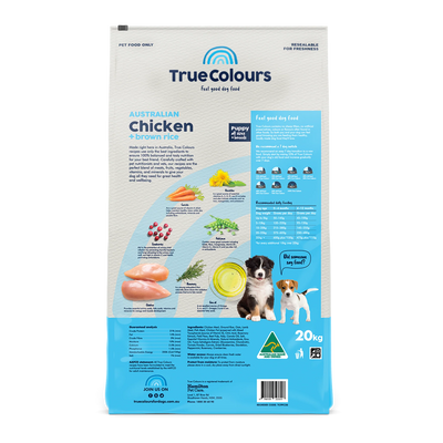 True Colours – Puppy – Australian Chicken + Brown Rice