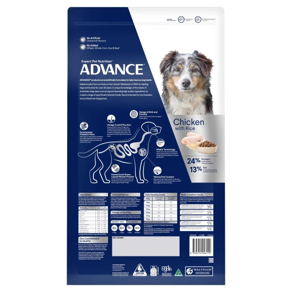 Advance Adult Dog Medium Breed Healthy Ageing