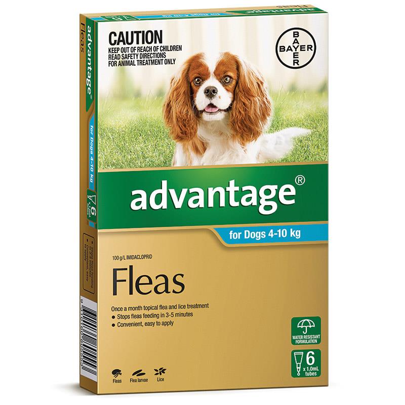 Advantage – Fleas – Dogs 4–10 kg