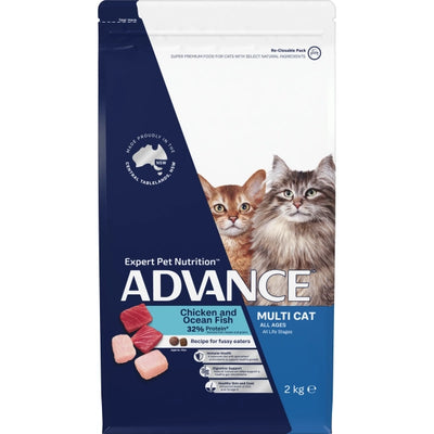 ADVANCE Adult Multi-Cat Chicken & Ocean Fish 2kg